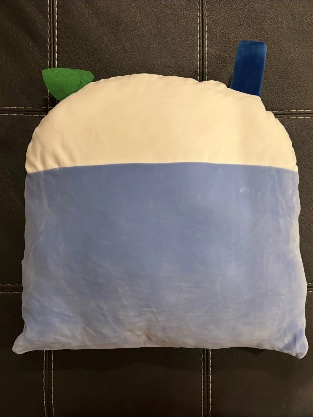 Blueberry Boba Throw Pillow